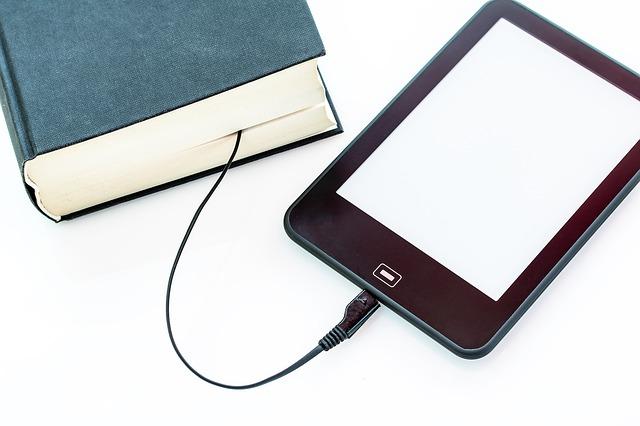 Print book connected to an ebook.