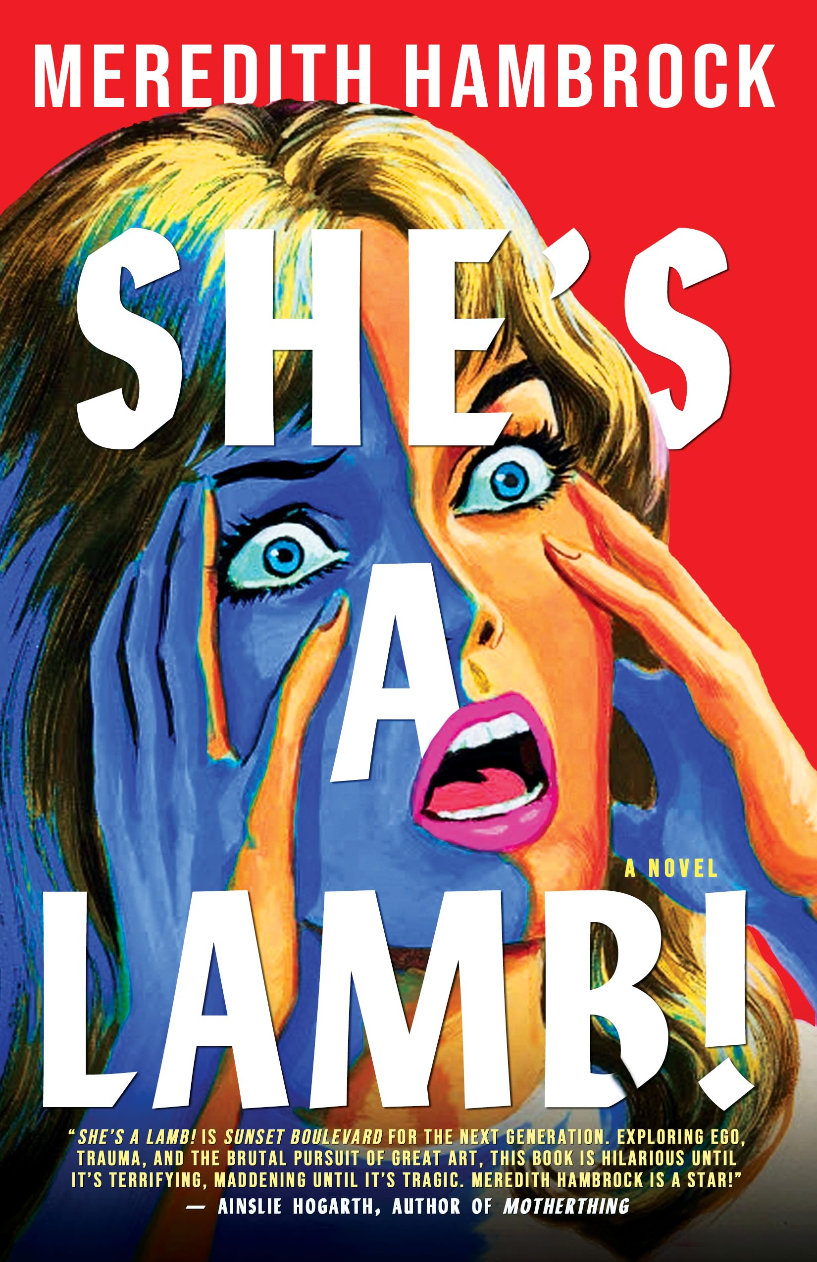 Book cover of She's a Lamb! by Meredith Hambrock.